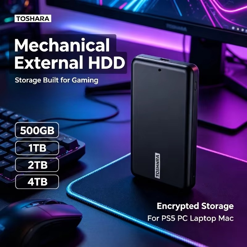 Ssd 500Gb - TOSHARA A5 ポータブルSSD 4TB、2TB、1TB、500GB。PS5、ノートパソコン、Macに対応。効果的な冷却機能を搭載。書き込み速度480MB/s。3D NAND Pro