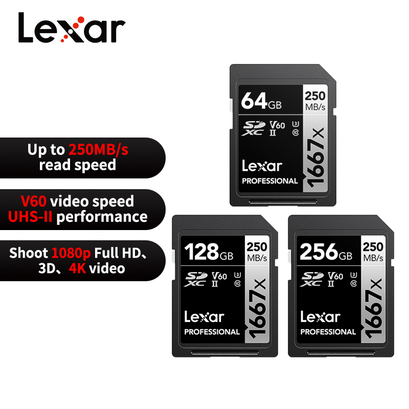 Memory Card Ssd - Lexar Professional SDカード 1667x 64GB 128GB