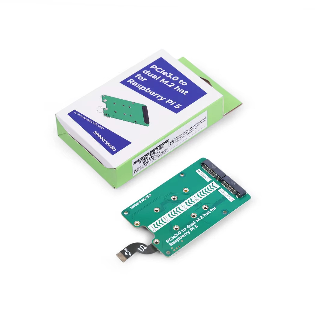 Nvme Ssd - 103110065 PCIe3.0 スイッチ、デュアルM.2ハット、Raspberry Pi 5対応、NVMe SSD対応、Hailo8/8Lモジュール対応