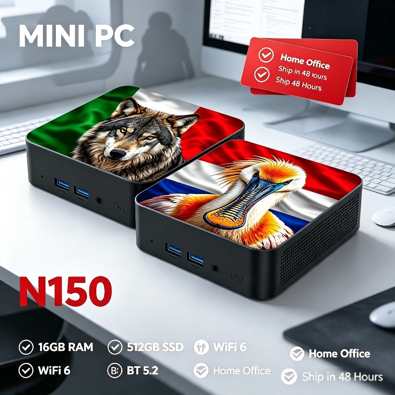 M.2 Ssd - 新型ミニPCコンピューター インテルコアN150 16GB RAM 1TB/2TB ゲーミングPC