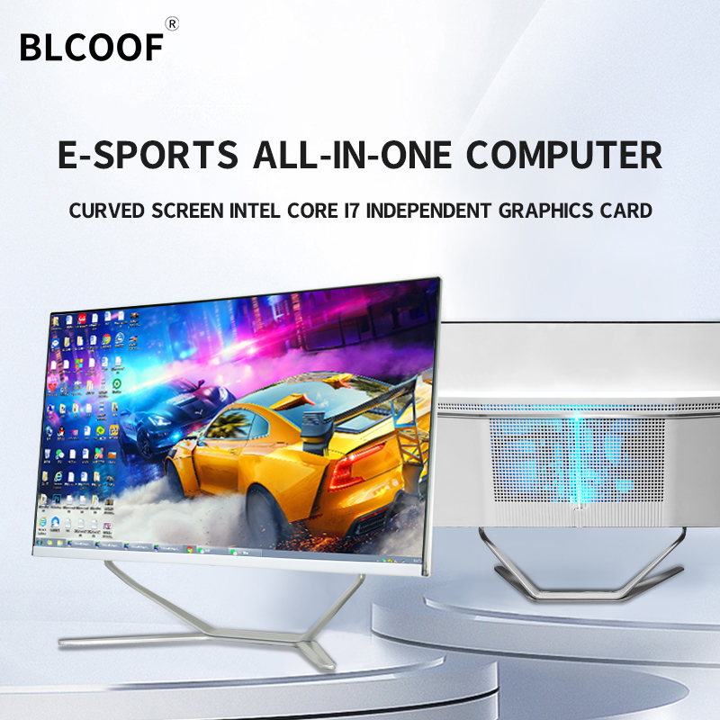 湾曲した画面を備えたPS4デスクトップPC,ゲーム,PC,  - Memory Card Ssd のレビューと価格