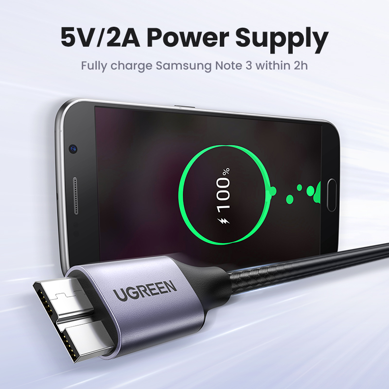 Ugreen-Samsung用のマイクロUSBケーブル,外部 - Samsung Ssd のレビューと価格