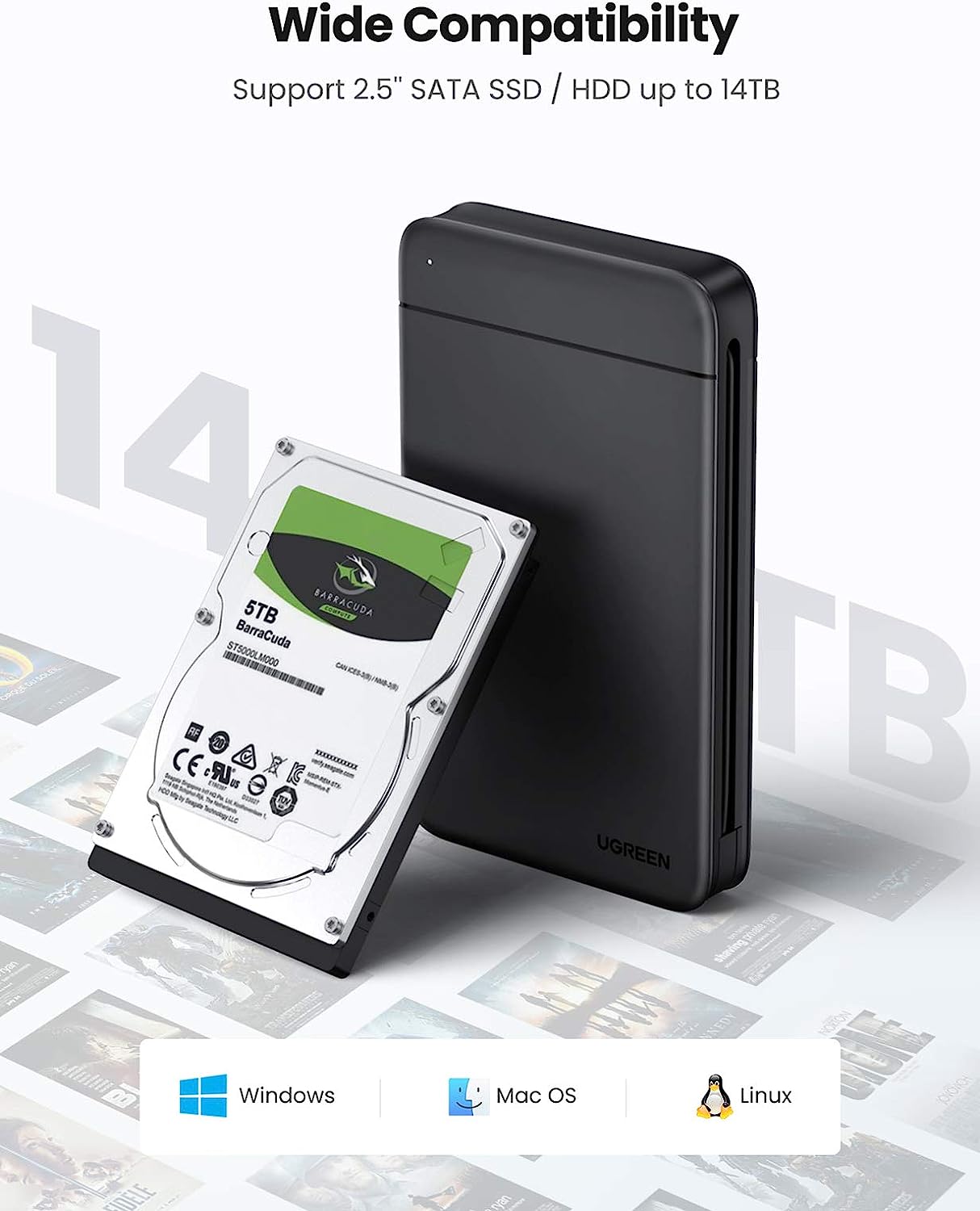 UGREEN USB C ハードドライブエンクロージャ US - Sata Ssd のレビューと価格