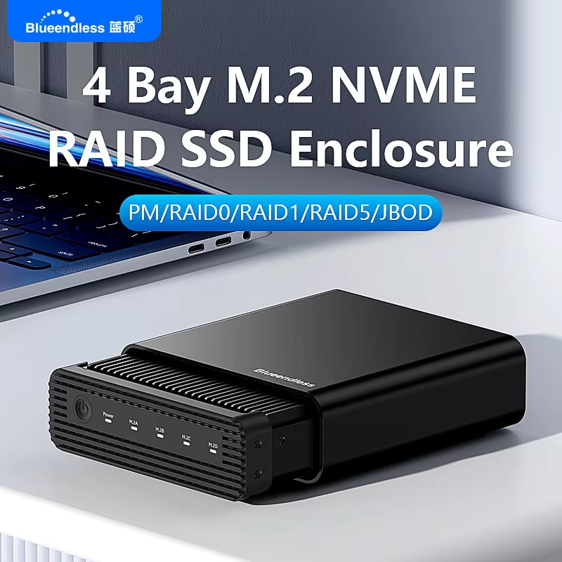 アルミニウム製M2 4ベイUSB4外付けNVME SSDエン - Nvme Ssd のレビューと価格