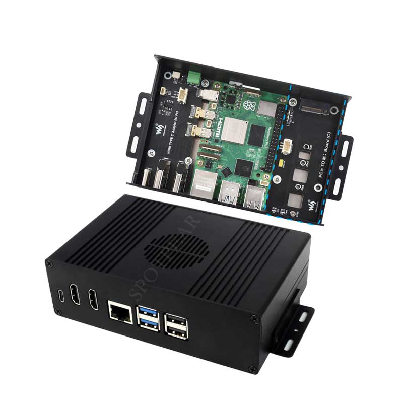 Raspberry Pi 5 ボックス ケース キット-C  - Nvme Ssd のレビューと価格