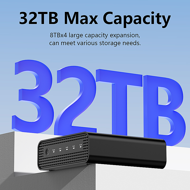 アルミニウム製M2 4ベイUSB4外付けNVME SSDエン - External Ssd のレビューと価格
